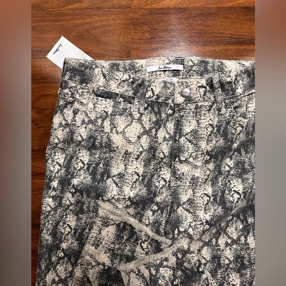 Sam Edelman snakeskin the stiletto High-Rise Skinny Jeans Size 31 NWT - Picture 4 of 6